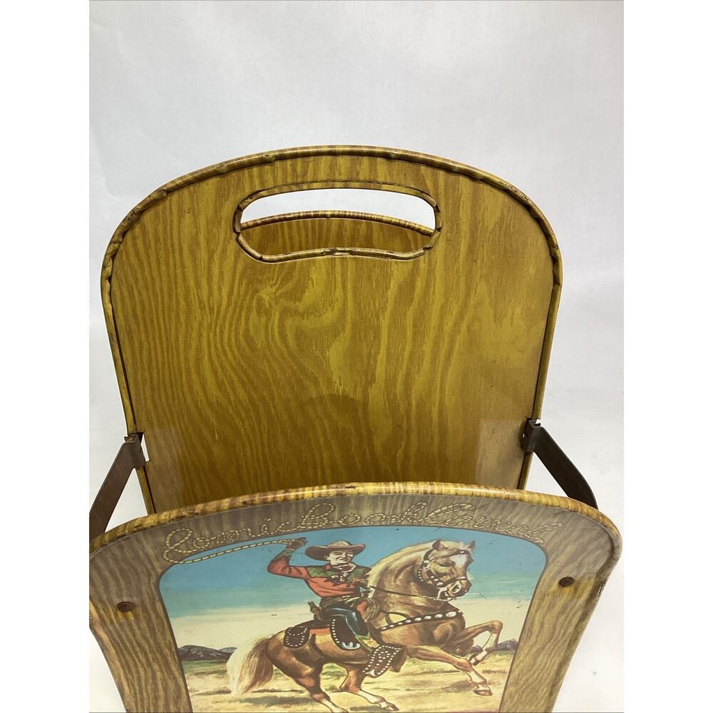 Vintage 1950's Roy Rogers Tin Lithograph Comic Book Corral - Picture 3 of 9